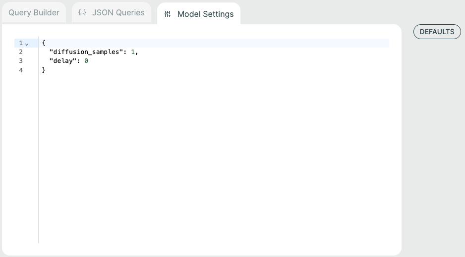 model-inference-settings